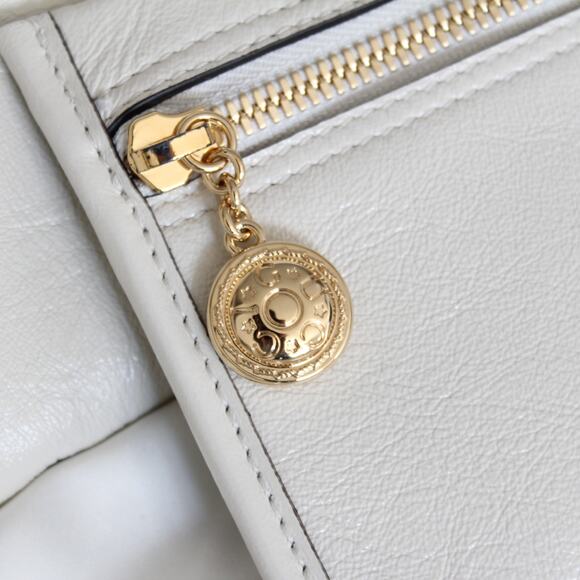 Gucci Ivory White Rajah Web-Striped Leather Tote Bag - Picture 9 of 16